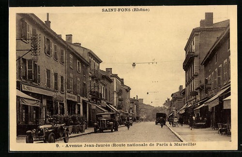 Cpa saint fons - cpa, avenue