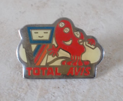 Badge vintage pins pétrole - badge,