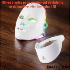 Appareil de beauté  massage à LED  pour le cou et visage, Thérapie Soin domicile