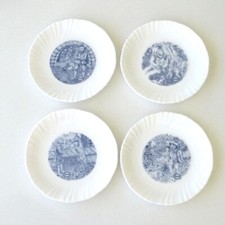 Lot 4 assiettes dessert