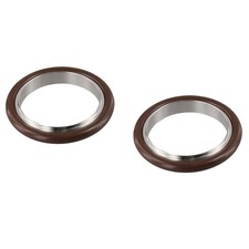 2PCS Bague centrale d'aspiration en acier inoxydable KF40 avec joint torique pou
