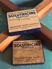 Boîtes anciennes tôle - 2x,