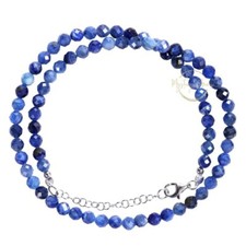 Collier femme en perles rondes