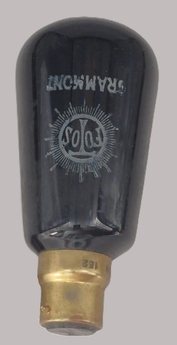 Ancienne ampoule noire - , à