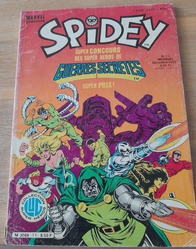 Spidey decembre 1985 - spidey,