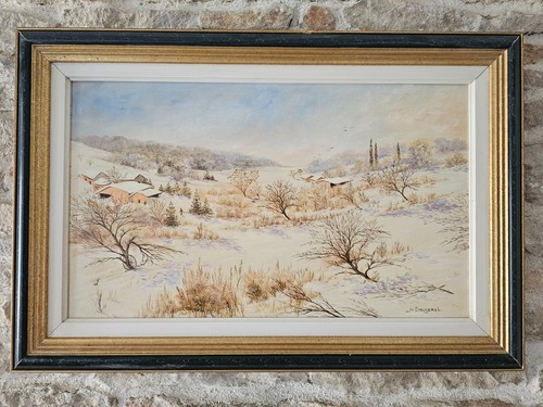 Tableau huile sur toile - huile,