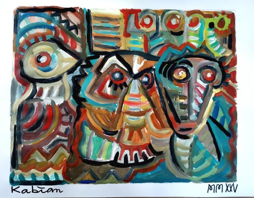 Peinture originale sur - originale, papier