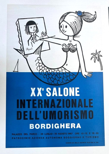Peynet affiche italienne 1967 - affiche,