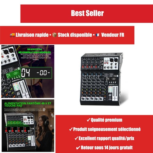 Console mixage audio - de,