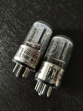 2x 6J5 6J5GT LAMPE TUBE RCA  Matched  une paire Nos 1953 origine US armé T42B1H1
