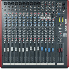 TABLE DE MIXAGE  USB 10 IN MONO, 4 STEREO, 4 AUX  ALLEN & HEATH ZED-18