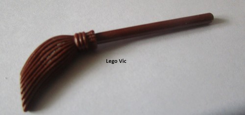 Lego 4332 broom reddish - reddish, brown