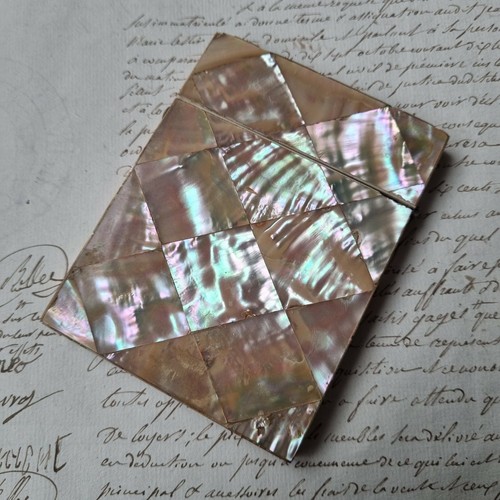Etui nacre napoléon iii - nacre,