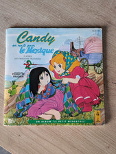 Livre Disque Candy Candy en Route pour le Mexique 45 Tours Générique 1979