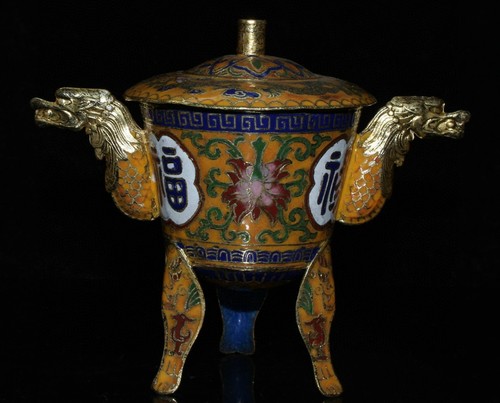 Old dynasty cloisonne - 5.1"old,