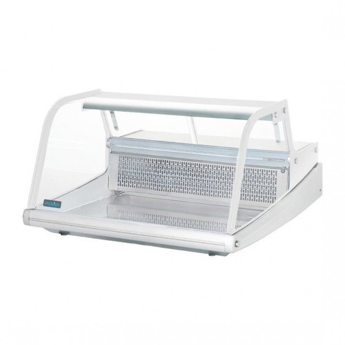 Vitrine inox comptoir - vitrine,