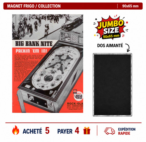 Magnet frigo big bank - big, nite