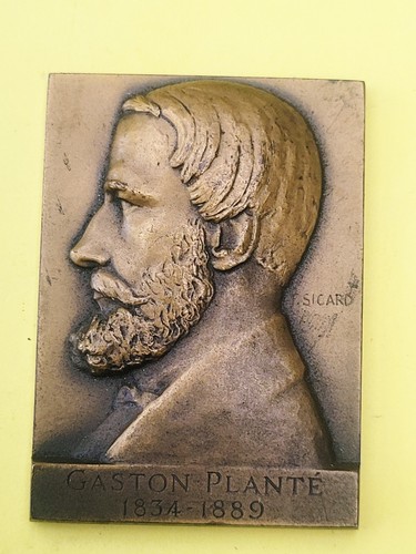 Médaille gaston planté - gaston,
