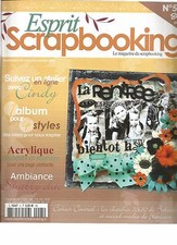ESPRIT SCRAPBOOKING N°05 1 ALBUM POUR 4 STYLES / ACRYLIQUE /AMBIANCE SHABBY CHIC