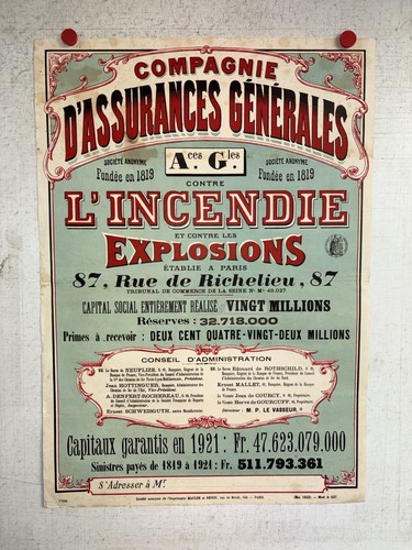 Rare affiche ancienne