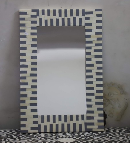 Cadre miroir nacre - de, en