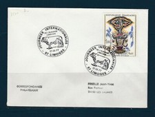 FRd enveloppe animaux journée de l' élevage vache Limousin 87 Limoges  1977