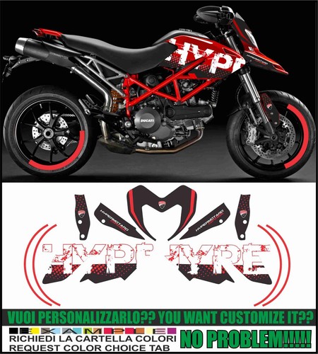 Adhésifs hypermotard 796 - adhésifs, 1100