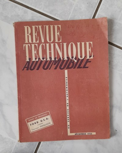 Revue technique automobile - revue,