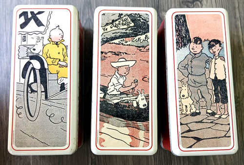 Lot boite metal tintin - 3,