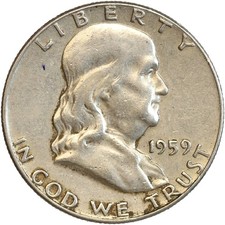 1/2 Dollar Franklin - Etats-Unis Argent