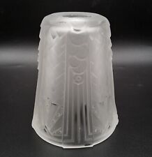 Tulipe en verre moulé pressé