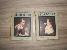  2 livres " los grandes pintores Murillo - Velazquez" espagnol 