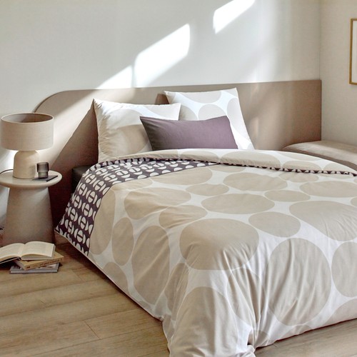 Parure lit 220x240 coton - lit,