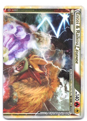 Carte pokémon entei raikou - carte,