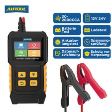 Testeur de batterie voiture camion 12V et 24V batterie charge démarrage test 