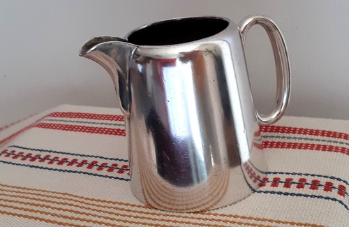 Pot lait métal argenté - métal,
