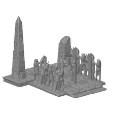 Décors wargame désert - La