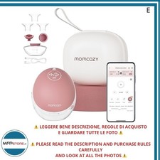 Tire-Lait Momcozy Mobile Flow M9 A Mains Libres App , 15 Niveaux, Rouge (2 Pcs)