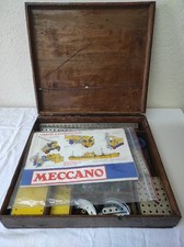 Ancienne Malette de Jeu MECCANO incomplète avec notice