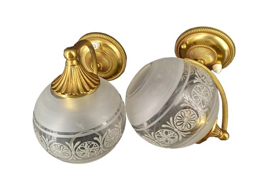 Paire appliques vintage en - paire, d'appliques