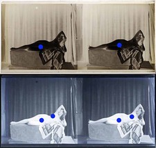 photo NEGATIF verre NU