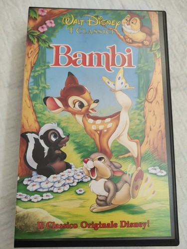 Vhs walt disney bambi les - -, ,