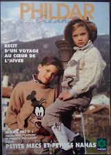 § catalogue laine tricot PHILDAR n° 240 enfants 1993 - Mickey Dingo