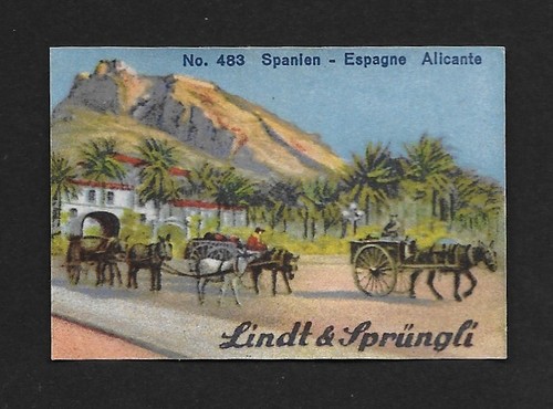 Poster stamp swiss lindt - stamp,