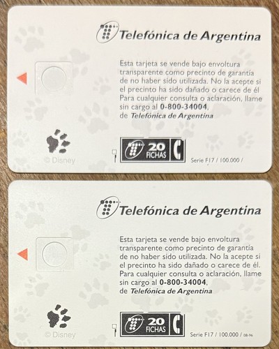 Argentine disney cartes sans - disney,
