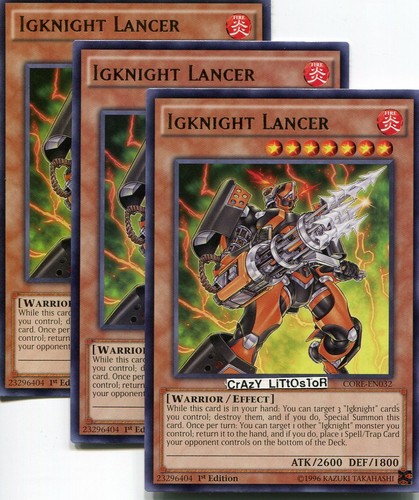 Oh igknight lancer - yu-gi-oh,