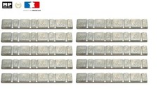 Lot de 10 barrette de masse ou plomb autocollant d'équilibrage pour roue de moto