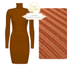 Robe En Laine Merino Rib