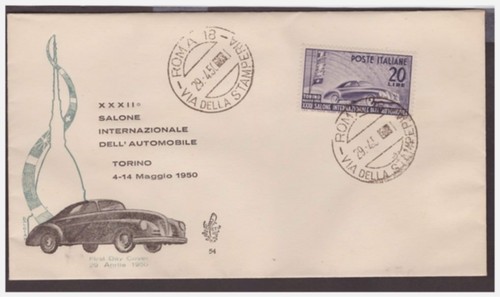 Fdc venetia club 1950 - venetia, salon