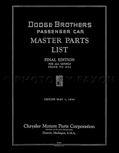 Livre pièces dodge - pièces,